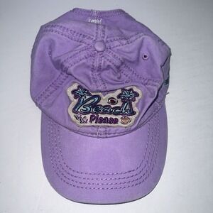 Wild Wear LAVENDER PURPLE Baseball Cap "Beach Please" Adjustable Hat